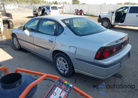 2001 Chevrolet Impala из США, поврежденный, VIN 2G1WF52E519299127